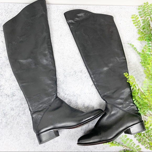 Dolce Vita Daroda Tall Boots Black Leather - Picture 3 of 10